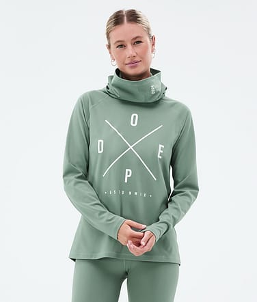 Dope Snuggle W Kerrastopaita Naiset 2X-Up Faded Green
