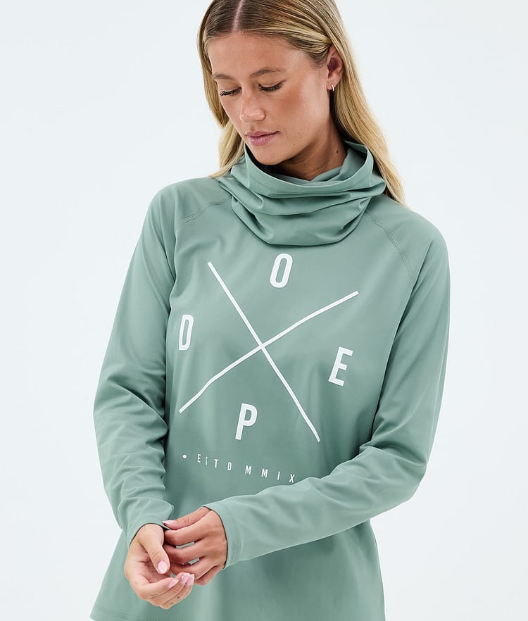 Dope Snuggle W Kerrastopaita Naiset 2X-Up Faded Green, Image 2 of 7
