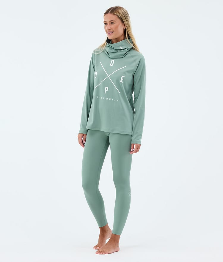 Dope Snuggle W Kerrastopaita Naiset 2X-Up Faded Green, Image 3 of 7
