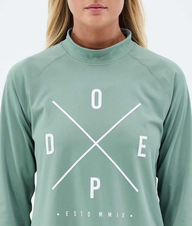 Dope Snuggle W Kerrastopaita Naiset 2X-Up Faded Green, Image 6 of 7