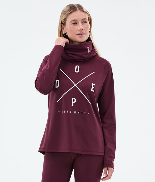 Dope Snuggle W Kerrastopaita Naiset 2X-Up Burgundy
