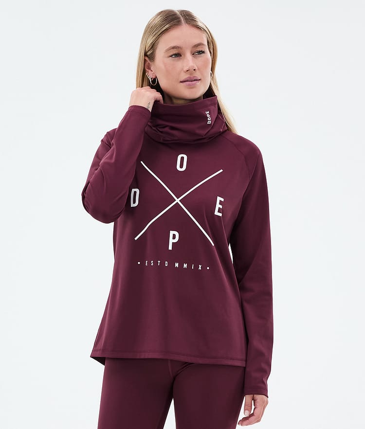 Dope Snuggle W Kerrastopaita Naiset 2X-Up Burgundy, Kuva 1 / 7