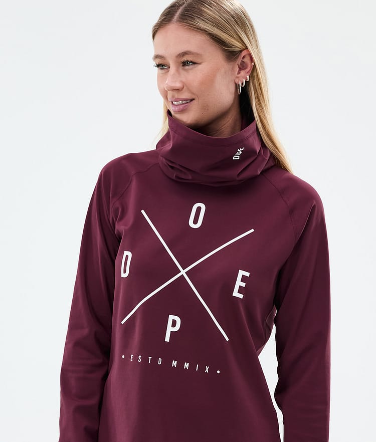 Dope Snuggle W Kerrastopaita Naiset 2X-Up Burgundy, Kuva 2 / 7