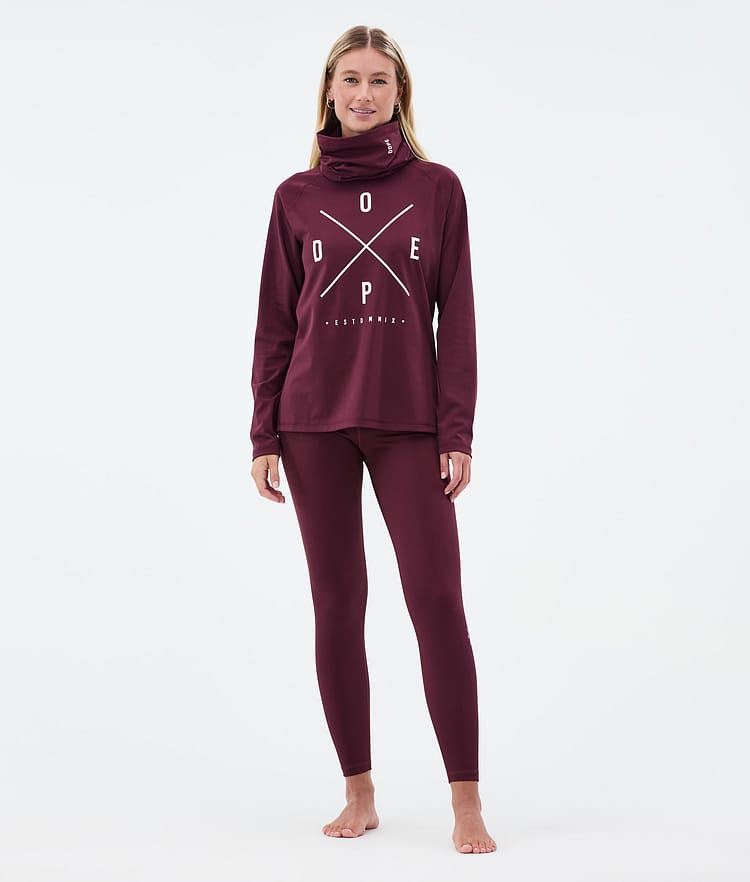 Dope Snuggle W Kerrastopaita Naiset 2X-Up Burgundy, Kuva 3 / 7