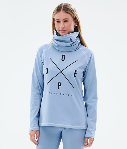 Dope Snuggle W Kerrastopaita Naiset 2X-Up Light Blue