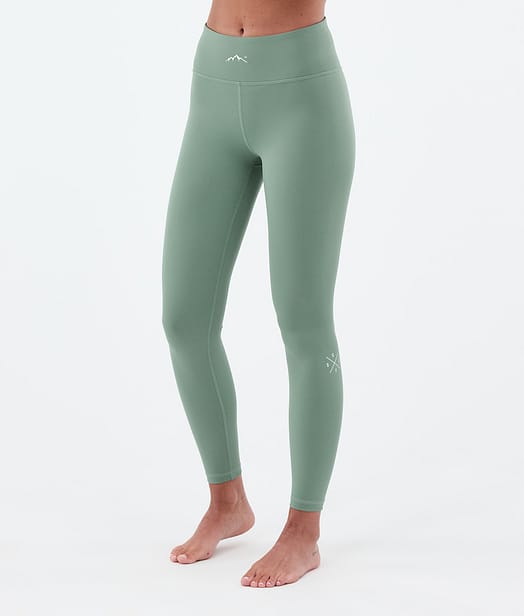 Dope Snuggle W Kerrastohousut Naiset 2X-Up Faded Green