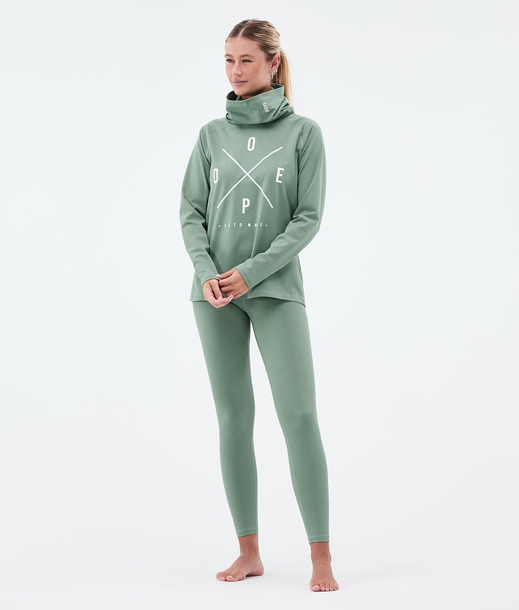 Dope Snuggle W Kerrastohousut Naiset 2X-Up Faded Green, Kuva 3 / 7