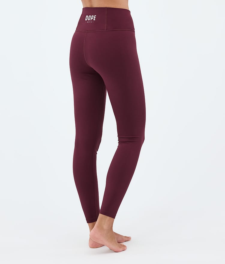 Dope Snuggle W Kerrastohousut Naiset 2X-Up Burgundy, Image 2 of 7