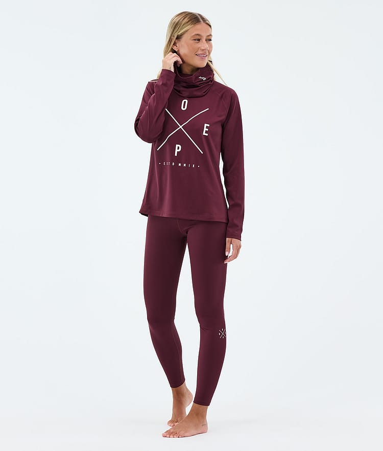 Dope Snuggle W Kerrastohousut Naiset 2X-Up Burgundy, Image 3 of 7
