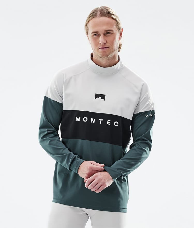 Montec Alpha Kerrastopaita Miehet Light Grey/Black/Dark Atlantic, Kuva 1 / 5
