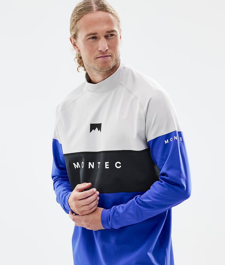 Montec Alpha Kerrastopaita Miehet Light Grey/Black/Cobalt Blue, Kuva 2 / 6