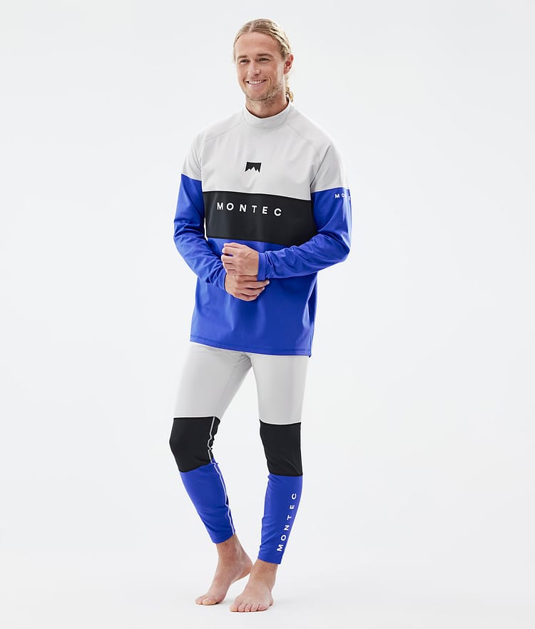 Montec Alpha Kerrastopaita Miehet Light Grey/Black/Cobalt Blue, Kuva 3 / 6