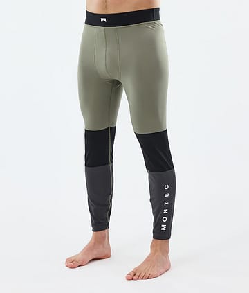 Montec Alpha Kerrastohousut Greenish/Black/Phantom