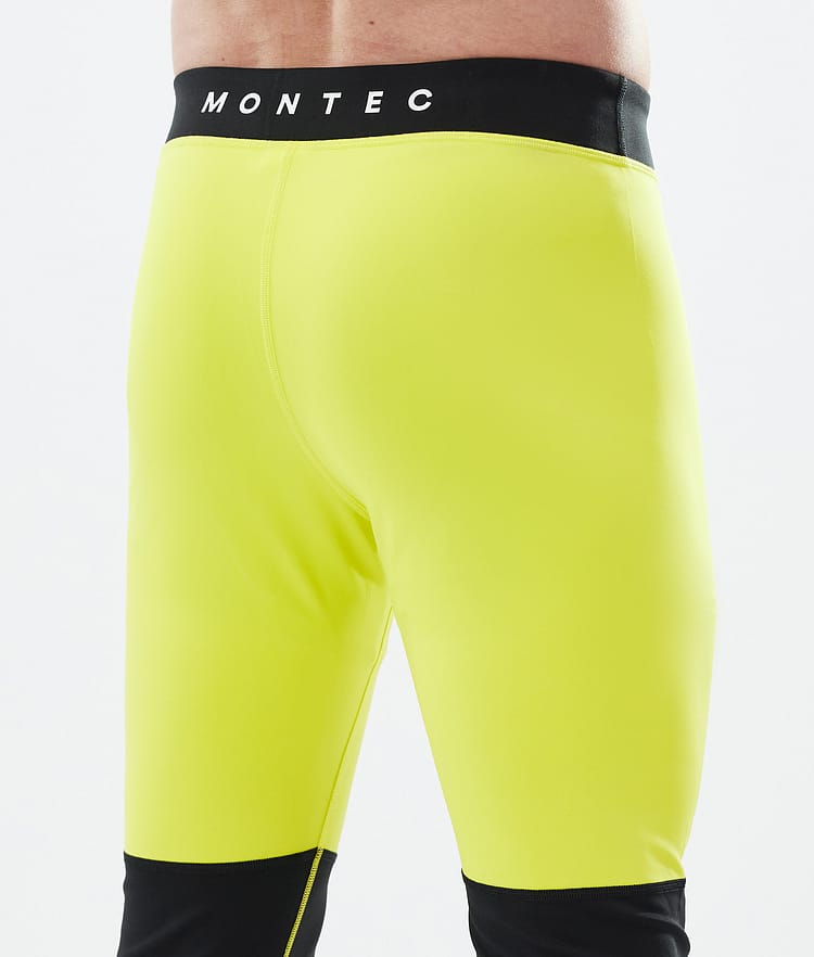 Montec Alpha Kerrastohousut Miehet Bright Yellow/Black/Light Pearl, Kuva 6 / 7