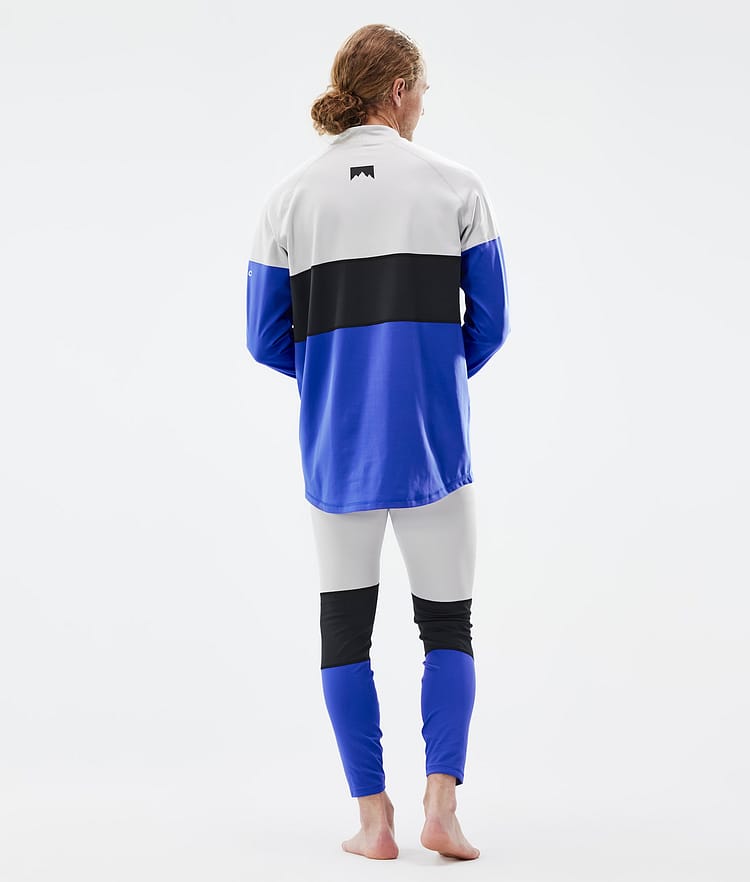 Montec Alpha Kerrastohousut Miehet Light Grey/Black/Cobalt Blue, Image 4 of 7