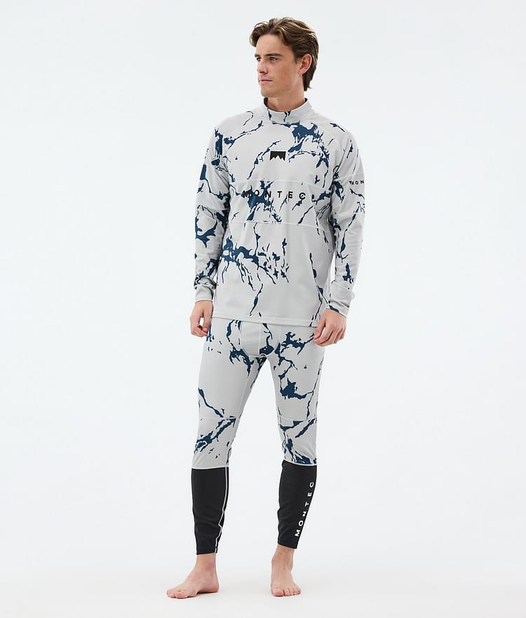 Montec Alpha Kerrastohousut Miehet Ice/Black, Kuva 3 / 7