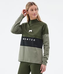 Montec Alpha W 24 Kerrastopaita Naiset Olive Green/Black/Greenish