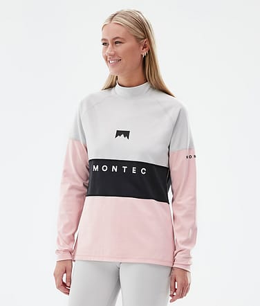 Montec Alpha W Kerrastopaita Naiset Light Grey/Black/Soft Pink