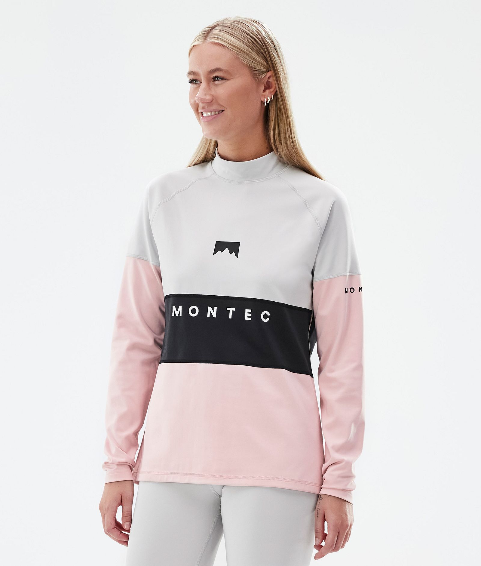 Montec Alpha W Kerrastopaita Naiset Light Grey/Black/Soft Pink