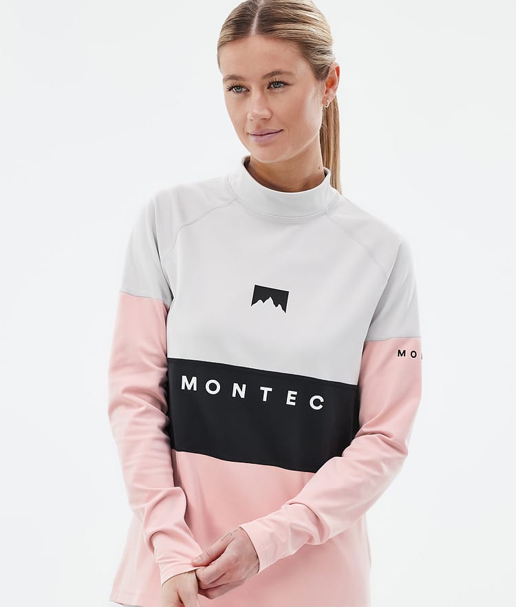 Montec Alpha W Kerrastopaita Naiset Light Grey/Black/Soft Pink, Kuva 2 / 5