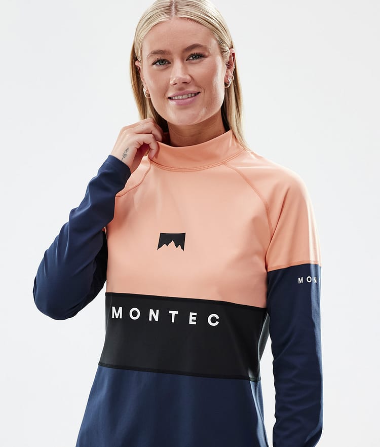 Montec Alpha W Kerrastopaita Naiset Faded Peach/Black/Dark Blue, Kuva 2 / 5
