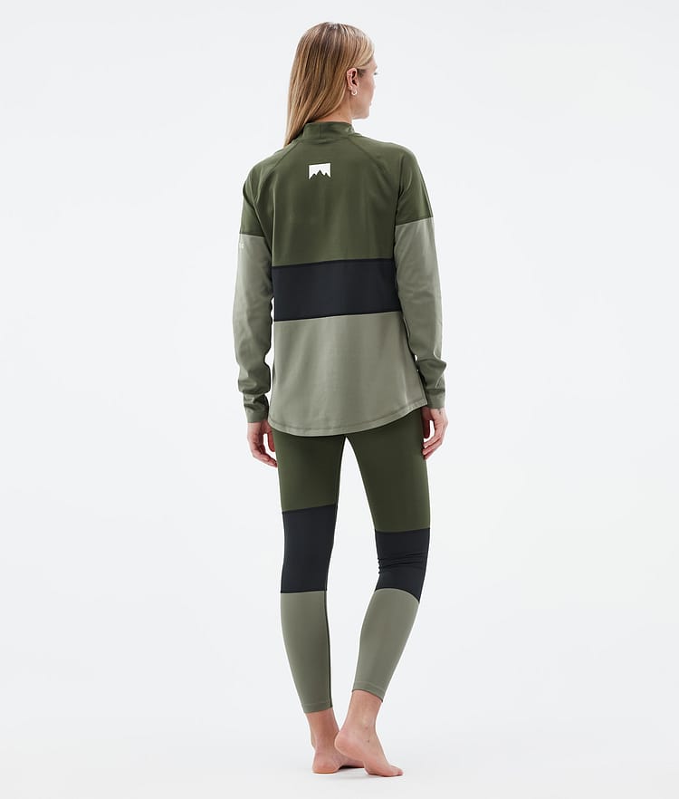 Montec Alpha W Kerrastohousut Naiset Olive Green/Black/Greenish, Kuva 4 / 7