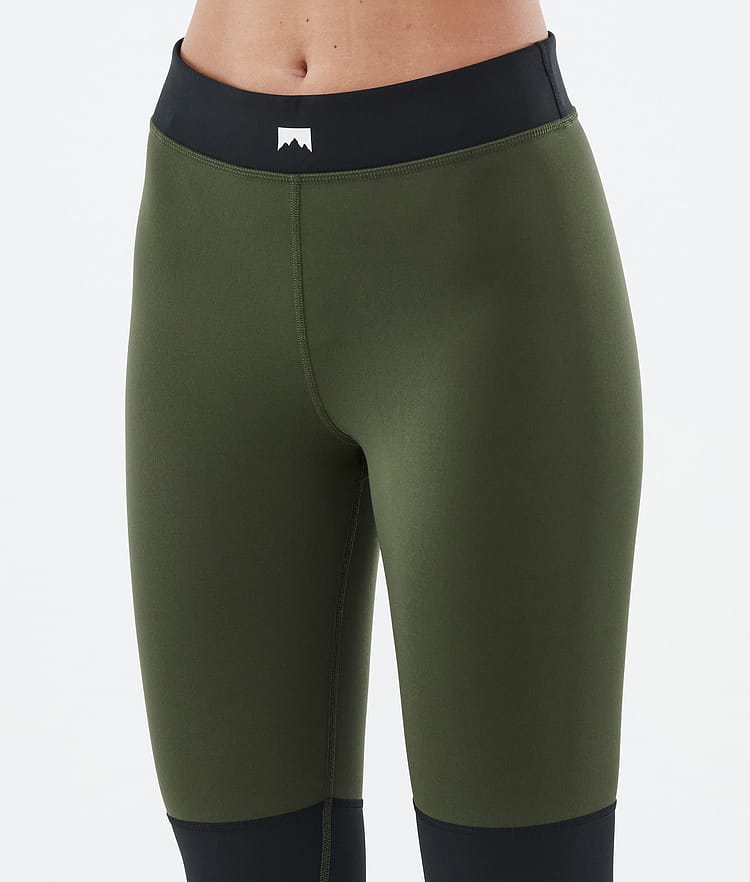 Montec Alpha W Kerrastohousut Naiset Olive Green/Black/Greenish, Kuva 5 / 7