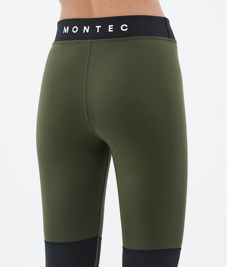 Montec Alpha W Kerrastohousut Naiset Olive Green/Black/Greenish, Kuva 6 / 7