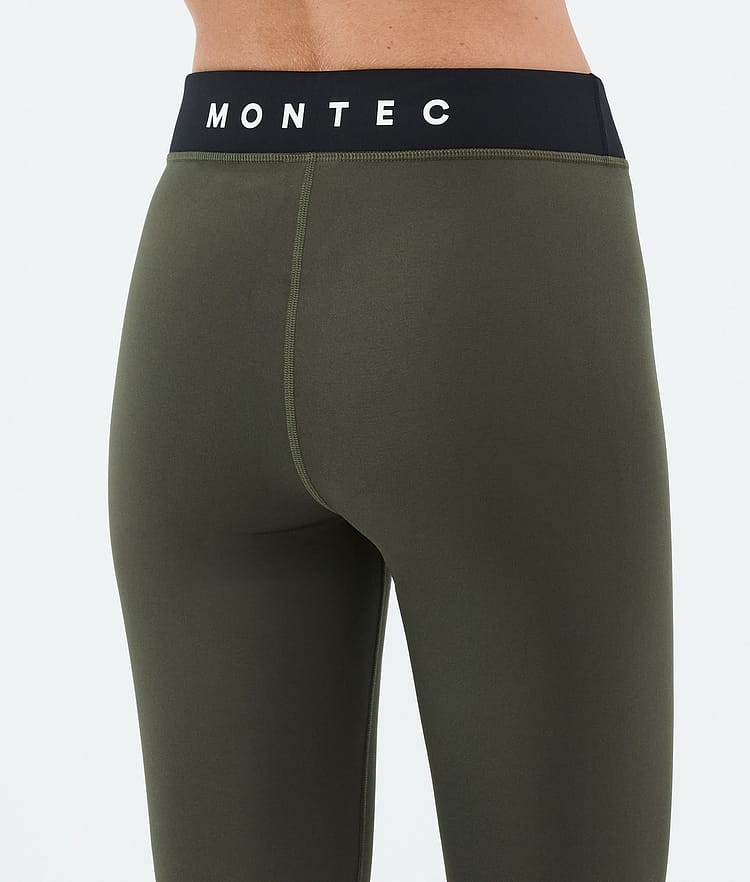 Montec Alpha W Kerrastohousut Naiset Olive Green/Black/Greenish, Kuva 6 / 7