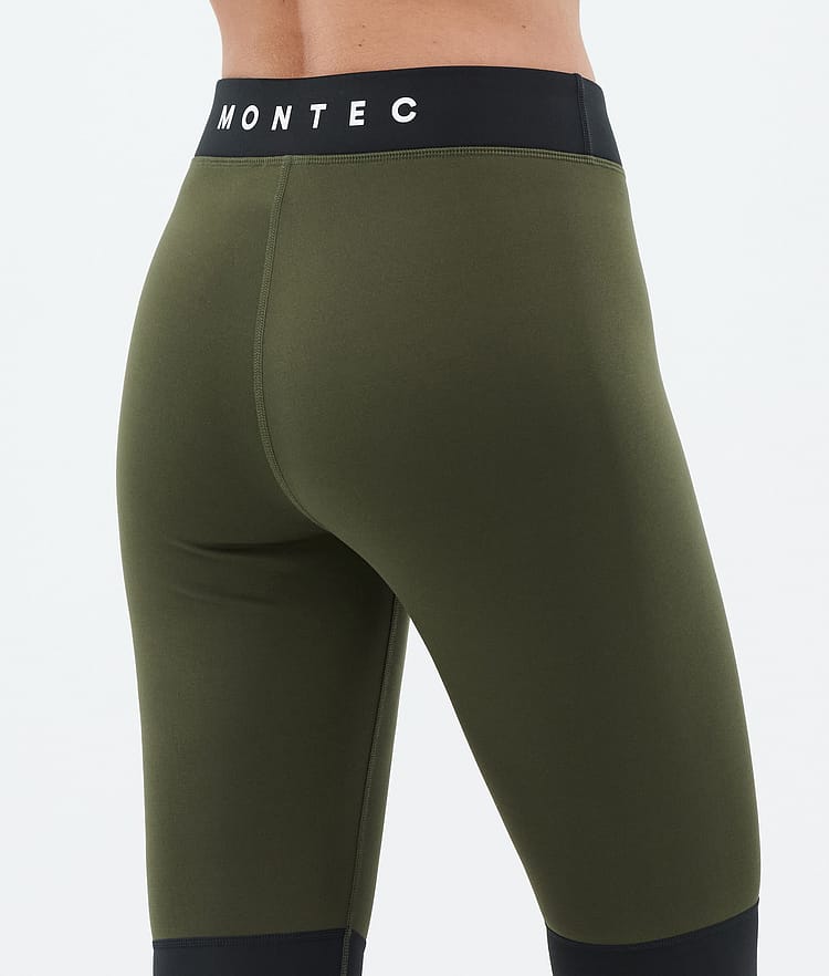 Montec Alpha W Kerrastohousut Naiset Olive Green/Black/Greenish, Kuva 6 / 7