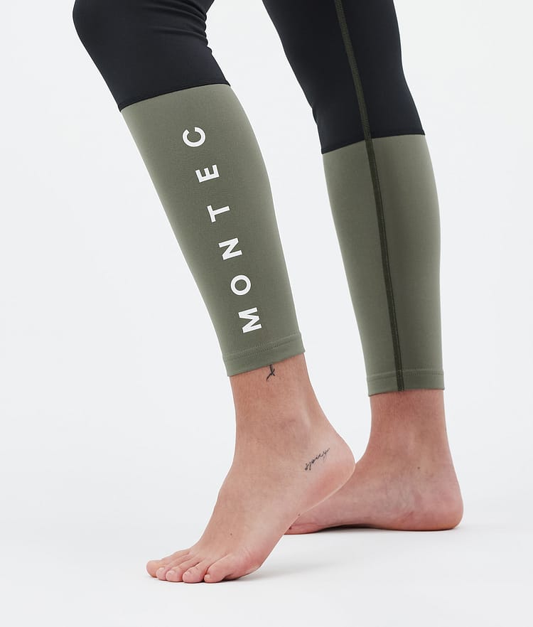 Montec Alpha W Kerrastohousut Naiset Olive Green/Black/Greenish, Kuva 7 / 7