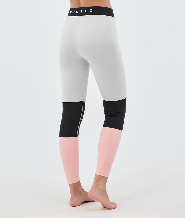 Montec Alpha W Kerrastohousut Naiset Light Grey/Black/Soft Pink, Kuva 2 / 7