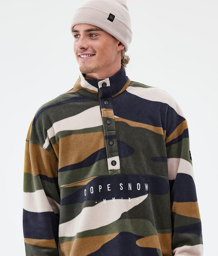 Dope Comfy Fleecepaita Miehet Shards Gold Green, Kuva 2 / 6