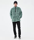 Dope Pile Fleecepaita Miehet Faded Green, Kuva 3 / 7