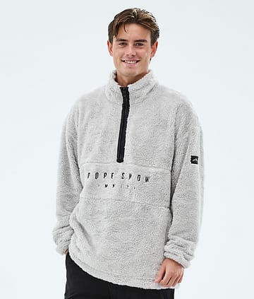 Dope Pile Fleecepaita Light Grey