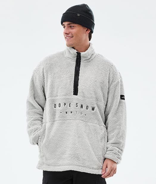 Dope Pile Fleecepaita Miehet Light Grey
