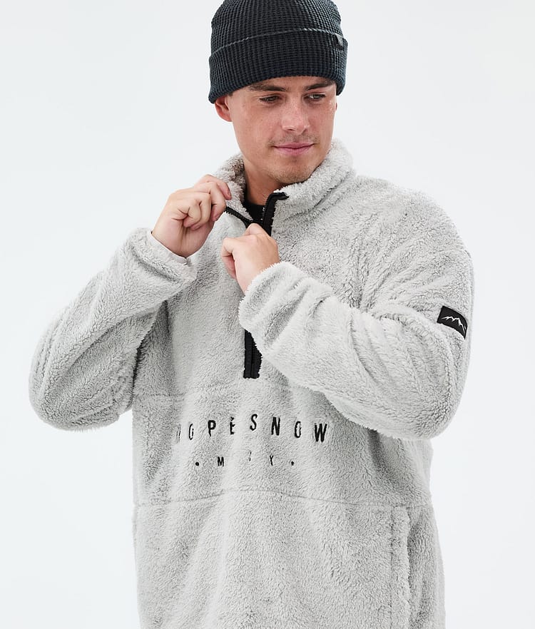 Dope Pile Fleecepaita Miehet Light Grey, Kuva 2 / 7
