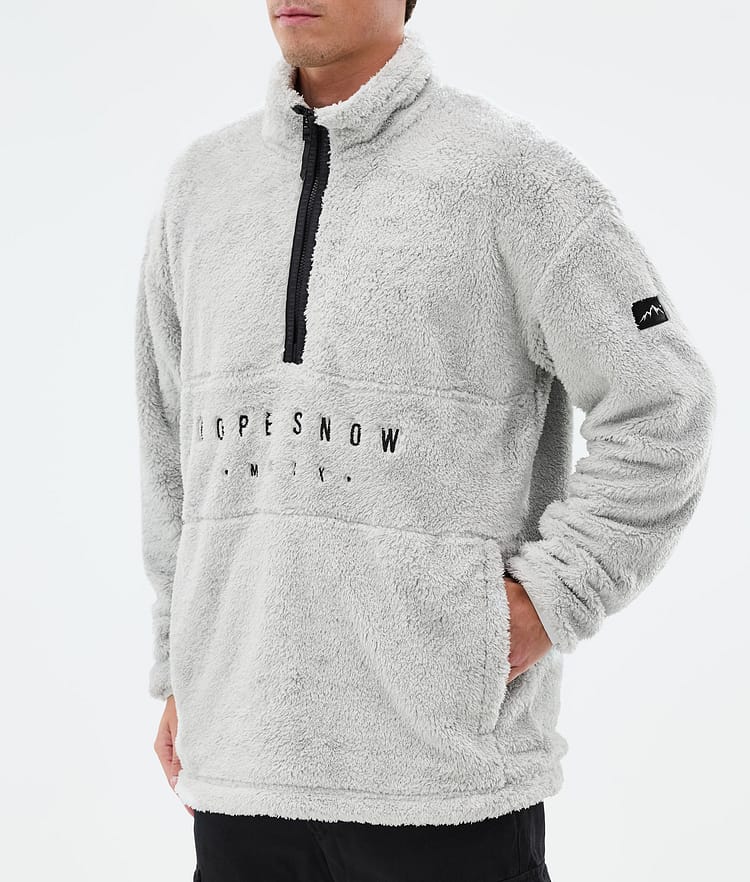Dope Pile Fleecepaita Miehet Light Grey, Kuva 7 / 7