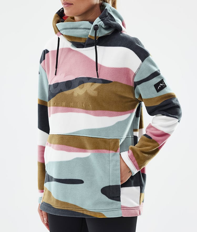 Dope Cozy II W Fleecehuppari Naiset Shards Gold Muted Pink, Kuva 7 / 7