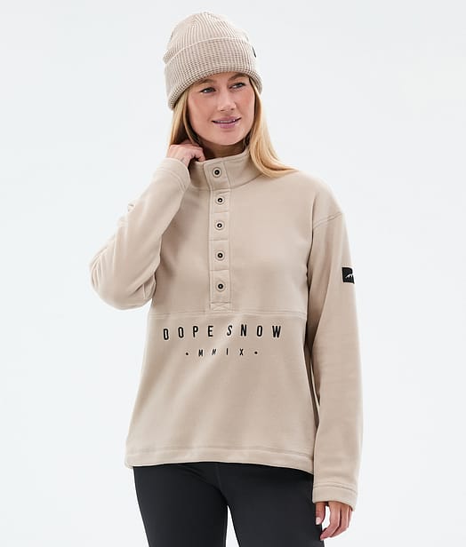 Dope Comfy W Fleecepaita Naiset Sand