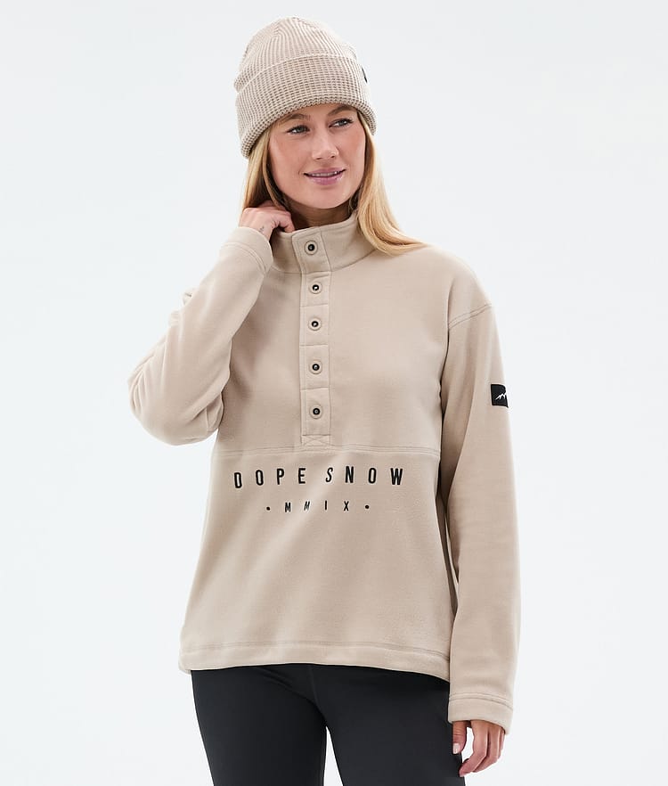 Dope Comfy W Fleecepaita Naiset Sand, Kuva 1 / 6