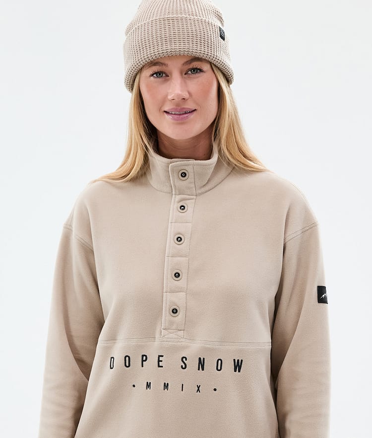 Dope Comfy W Fleecepaita Naiset Sand, Kuva 2 / 6