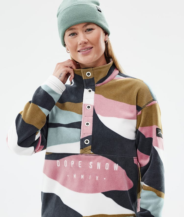 Dope Comfy W Fleecepaita Naiset Shards Gold Muted Pink, Image 2 of 6