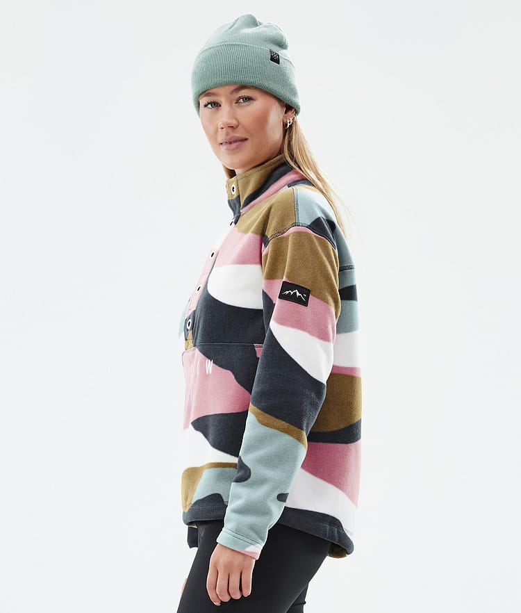 Dope Comfy W Fleecepaita Naiset Shards Gold Muted Pink, Image 5 of 6