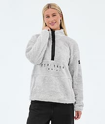 Dope Pile W Fleecepaita Naiset Light Grey