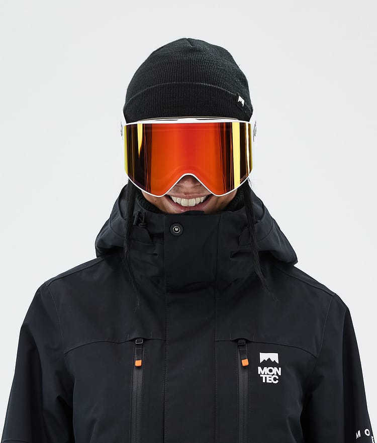 Montec Scope Laskettelulasit White W/White Ruby Red Mirror, Kuva 2 / 6