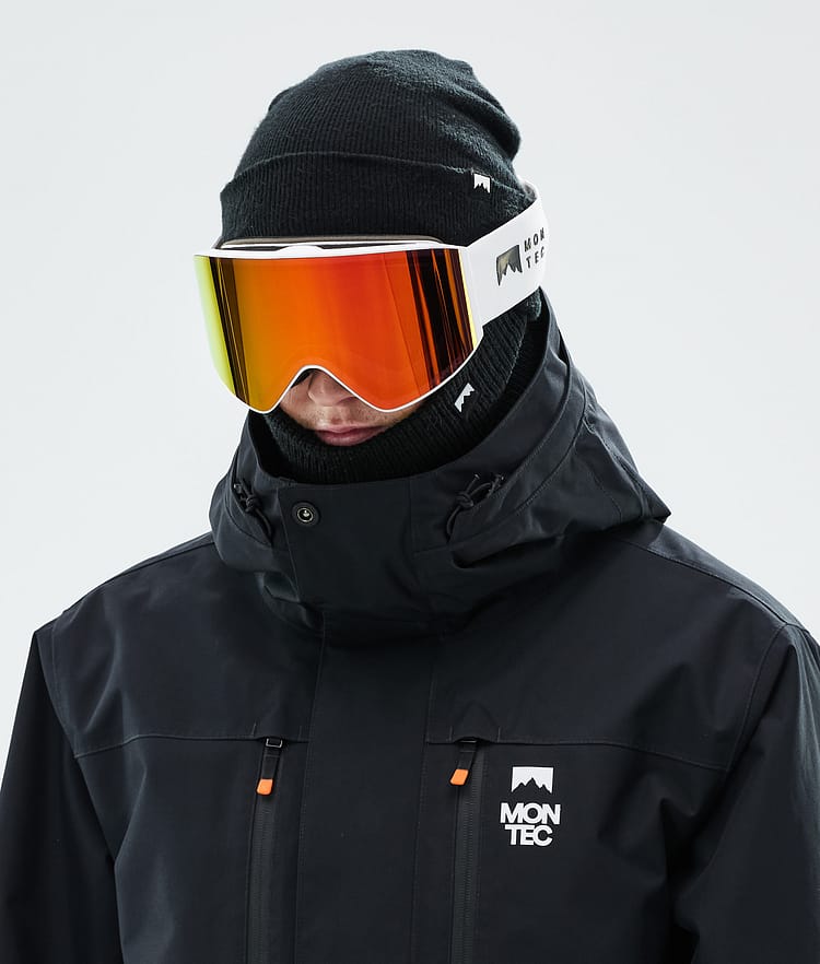 Montec Scope Laskettelulasit White W/White Ruby Red Mirror, Kuva 3 / 6