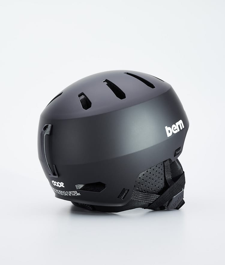 Dope Macon 2.0 Laskettelukypärä Classic Matte Black w/ Black, Kuva 3 / 8