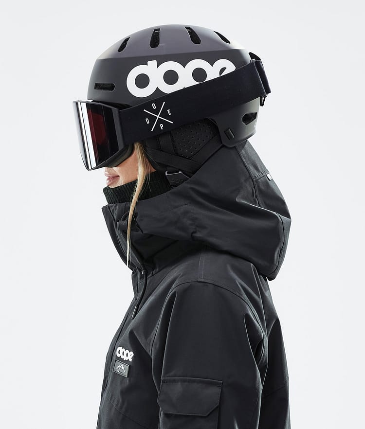 Dope Macon 2.0 Laskettelukypärä Classic Matte Black w/ Black, Kuva 6 / 8