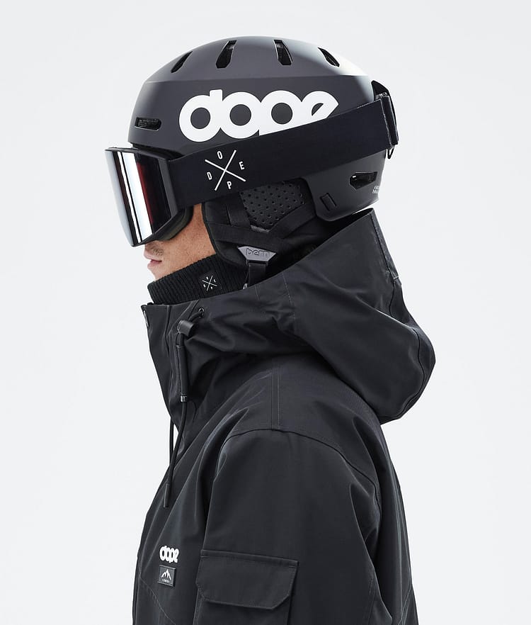 Dope Macon 2.0 Laskettelukypärä Classic Matte Black w/ Black, Kuva 8 / 8